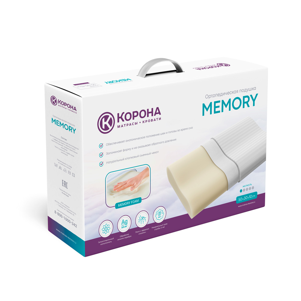 Анатомическая подушка «Memory» Анатомическая подушка «Memory»