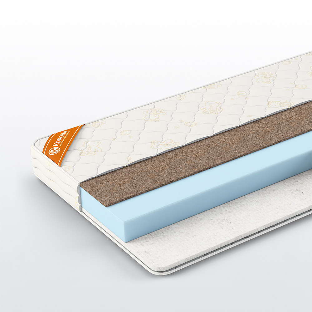 Матрас Kids «Cocos-Strutto» 60x120 Трикотаж «Teddy»  Матрас Kids «Cocos-Strutto» 60x120 Трикотаж «Teddy»